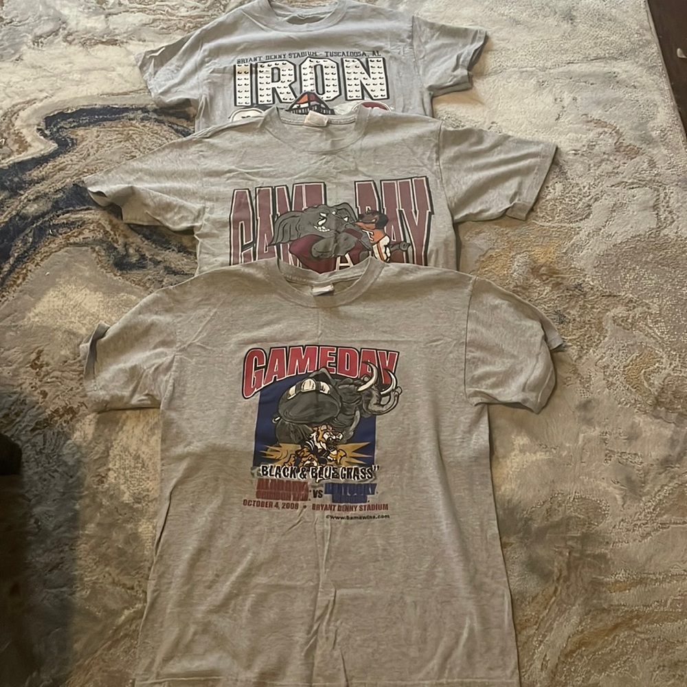 Alabama Football Cotton T-shirt Bundle 5/$18 Sale